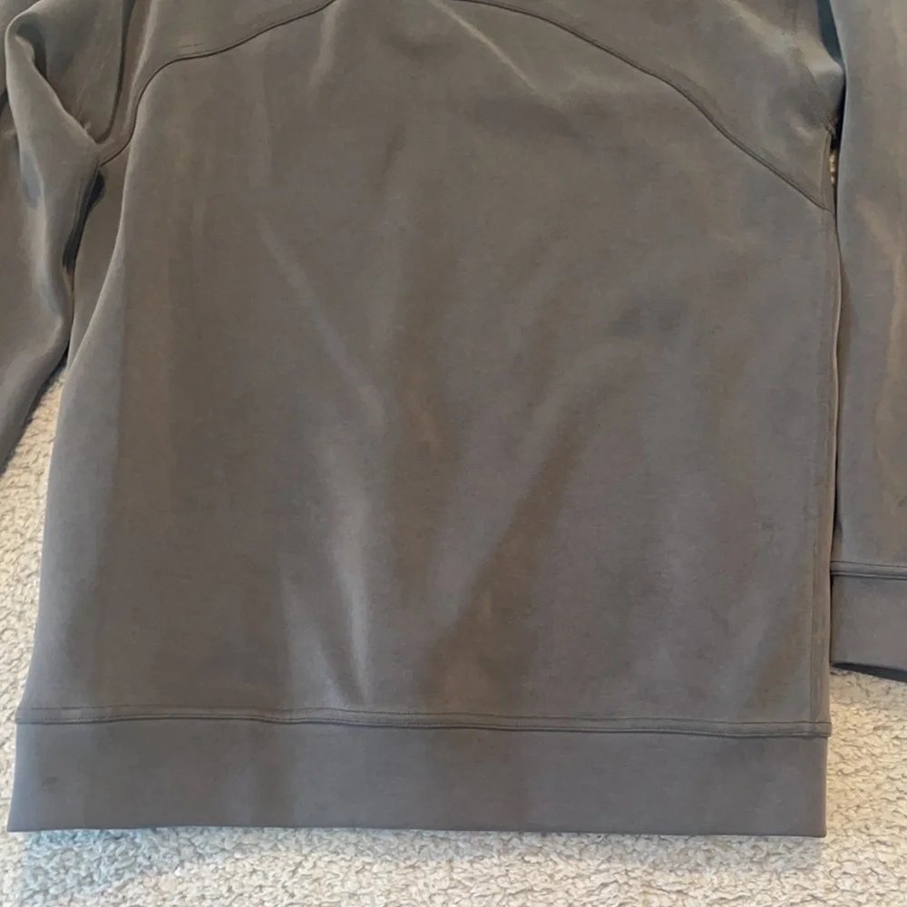 Lululemon All Yours Crew *Sandwash Graphite Grey size M